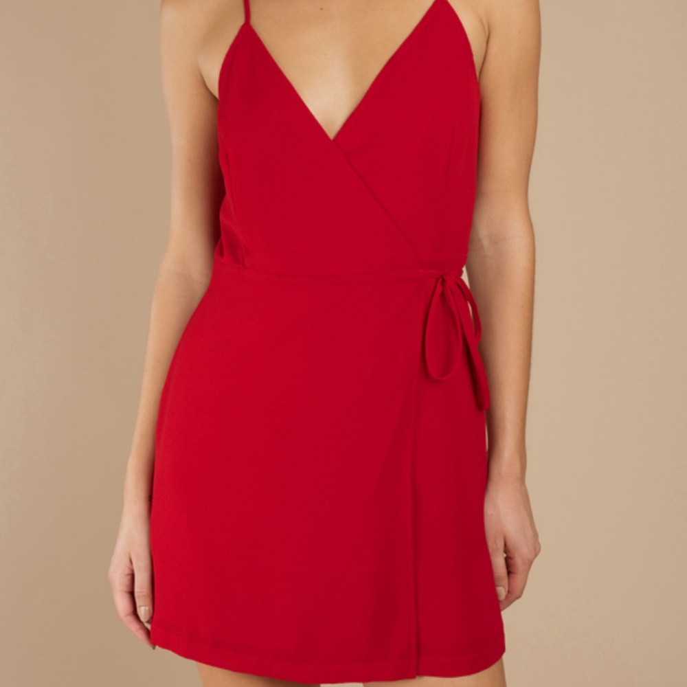 Tobi Maria Red Wrap Dress